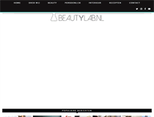 Tablet Screenshot of beautylab.nl